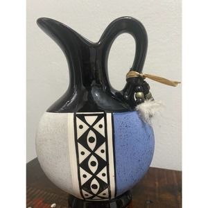 Native American Vase signed
